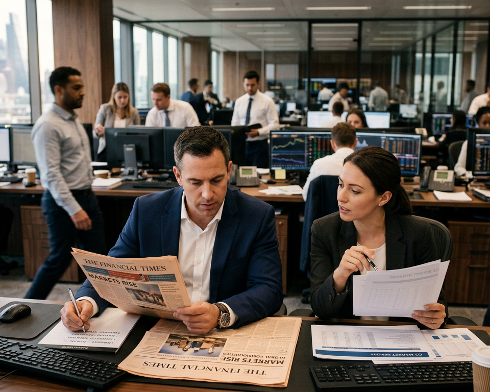 A professional trading environment showing multiple price charts with clear support and resistance levels highlighting market interest zones.