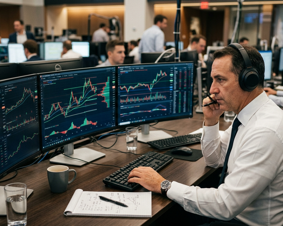 A professional candlestick chart showing price breaking below a support level before rapidly reversing upward, illustrating a liquidity sweep.