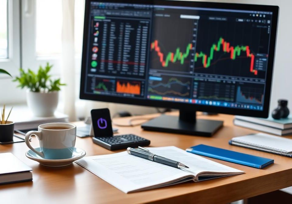 Professional trader daily workflow from pre-market analysis to trade review